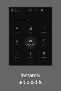7 användbara applikationer för pumpning panelen Android Nougat Snabbinställningar