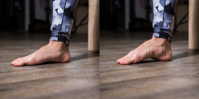 Övningar för platta fötter: Kombinera tre punkter