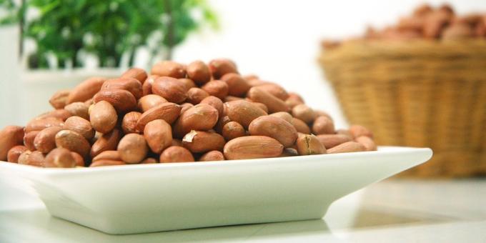 Hälsosam mat: nötter