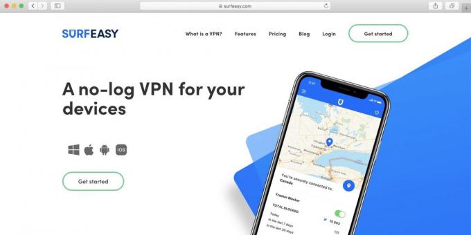 Bästa Gratis VPN för PC, Android, iPhone - SurfEasy