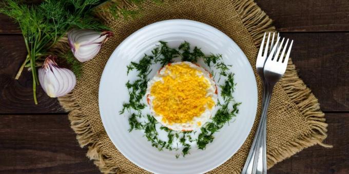 Lagersallad med kycklinglever