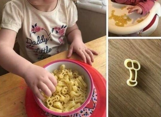 dålig form av pasta