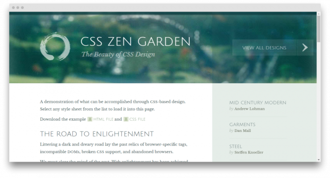 Cascading Style Sheets: CSS Zen Garden