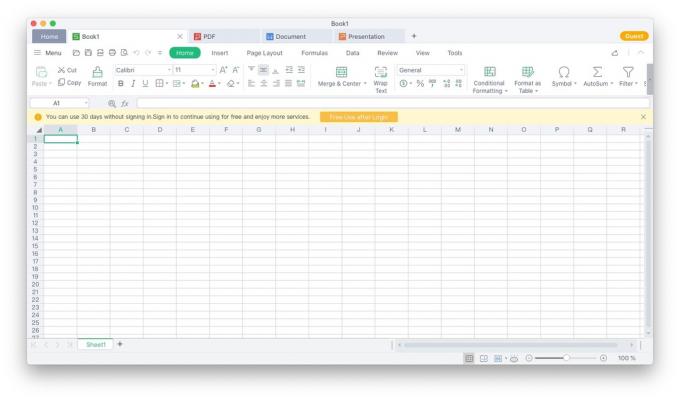 excel analog