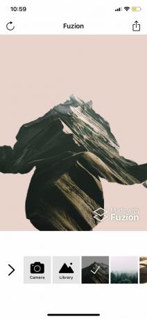 Redaktör Fuzion person i iOS: val av bakgrunds