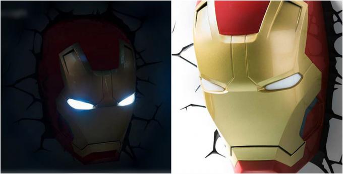 3D-ljus "Iron Man" 