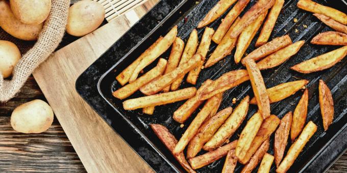 Pommes frites i ugnen