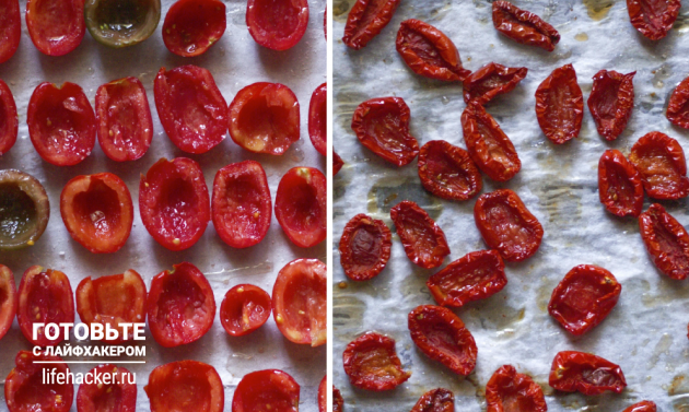 Hur man lagar soltorkade tomater hemma: sätt tomater i ugnen