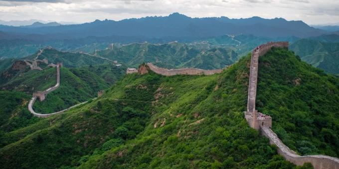 Asian territorium är inte förgäves locka turister: muren, Kina