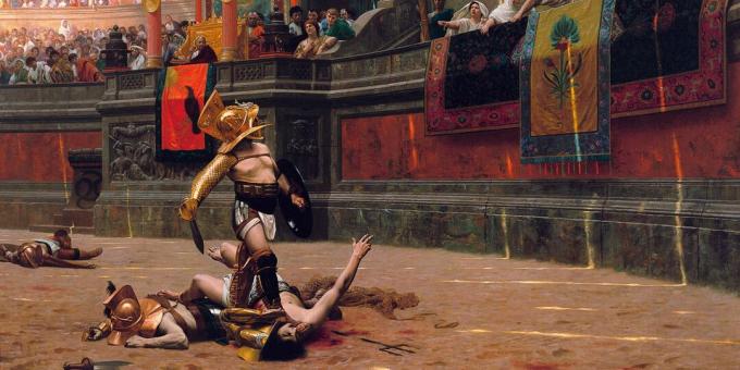Forntida myter: gladiatorer kämpade alltid till döds