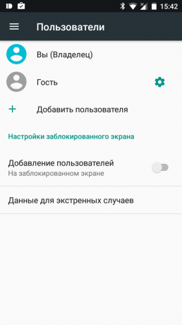 Android Nougat: Data för nödsituationer