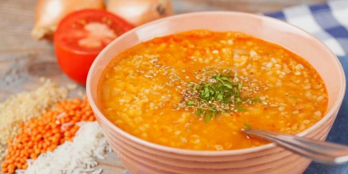 Ezogelin - Turkisk soppa med bulgur, ris och linser