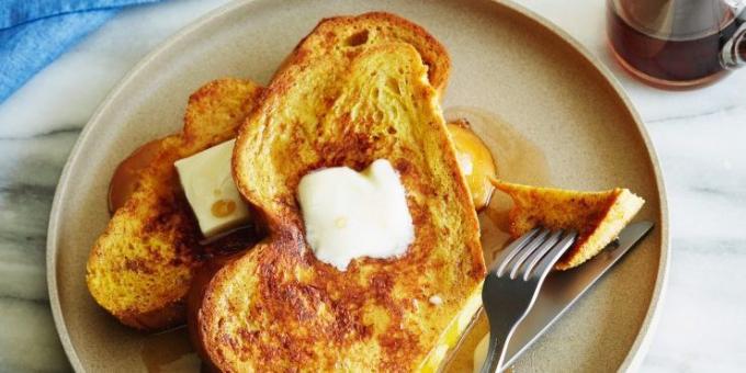 Vad du ska laga mat till frukost: French toast med kanel
