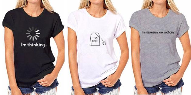 Dammode t-shirts med AliExpress: T-shirt