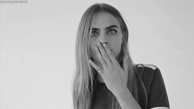 Cara Delevingne, ögonbryn - kvällsmakeup