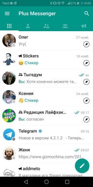 Plus Messenger och Teleplus - Telegram kunder med flikar och chat-kanaler