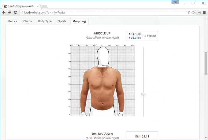 Virtual simulator till BodyWHAT
