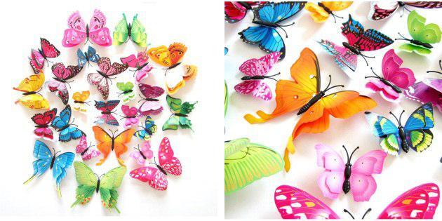 Fjärilar för dekoration