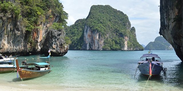 Asian territorium lockar medvetet turister: Phi Phi Island, Thailand