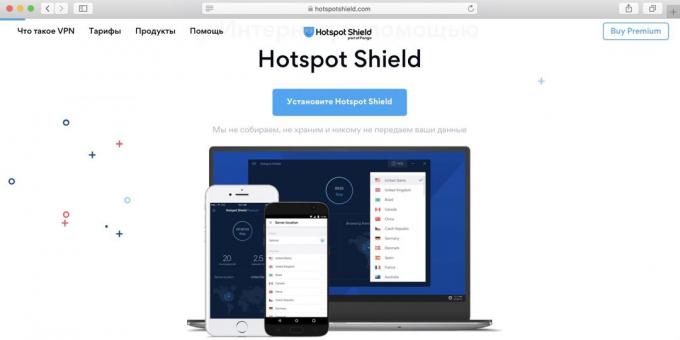 Bästa gratis VPN för PC, Android och iPhone - Hotspot Shield