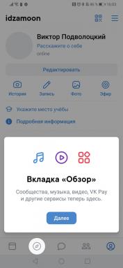 "VKontakte" har förändrat den mobila applikationen designen