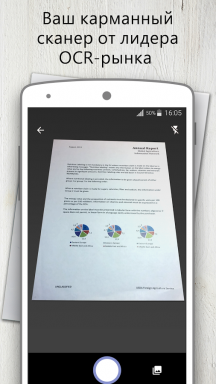 ABBYY FineScanner - en utmärkt scanner för Android