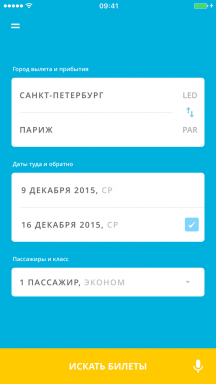 Finder Aviasales billiga biljetter till iOS har fått en större uppgradering