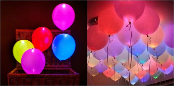 Produkter för partiet: Glödande ballonger