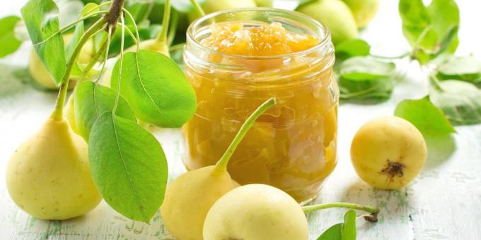 De bästa recept med ingefära: ingefära-pear jam