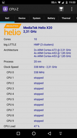 Apollo Lite: CPU Specifikationer