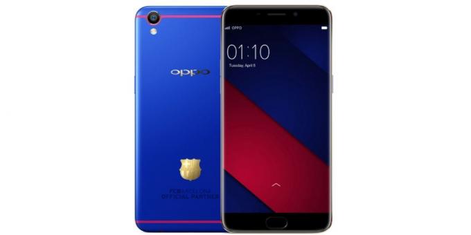 Smartphones OPPO: I 2017 OPPO OPPO har släppt en märkes modell R11 för klubbens "Barcelona" fans