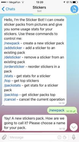 Hur man gör klistermärken för Telegram: Boat Klistermärken