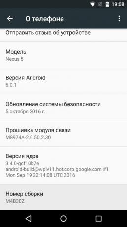 Så aktiverar USB felsökning på Android: Tryck för att välja "Build Number"
